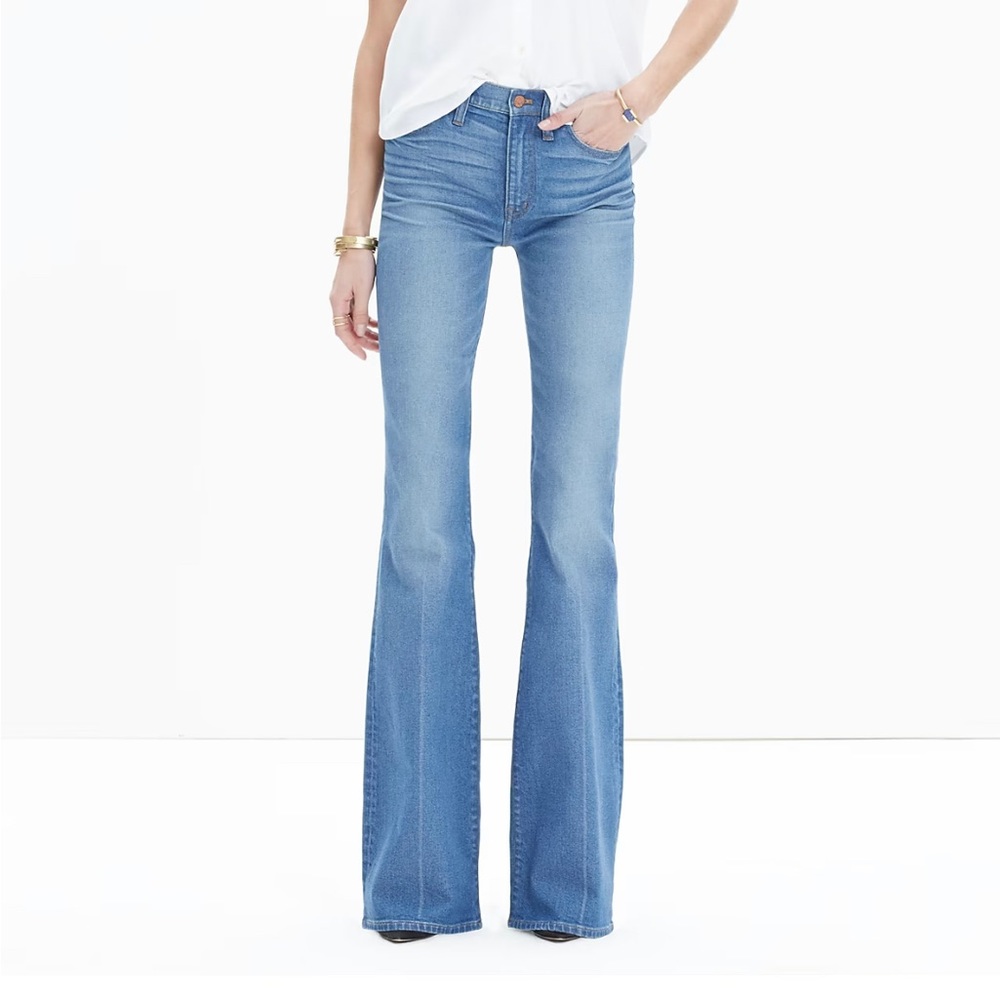 Madewell Women's Blue Flare Jeans